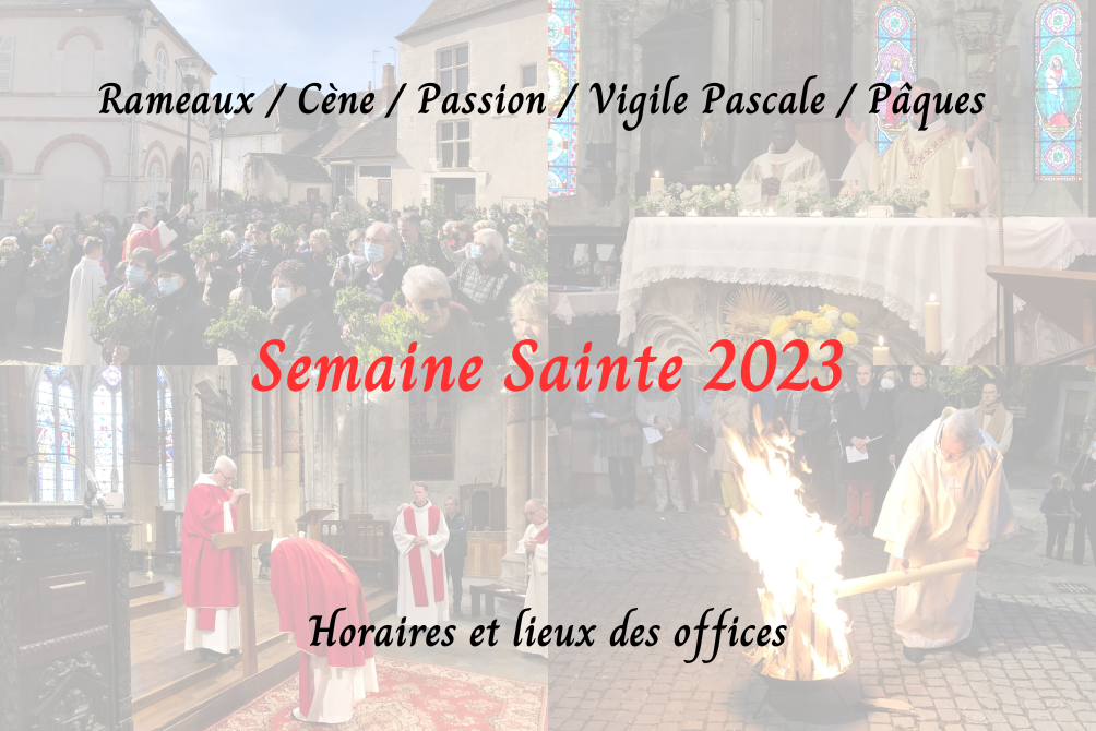 OFFICES DE LA SEMAINE SAINTE 2023