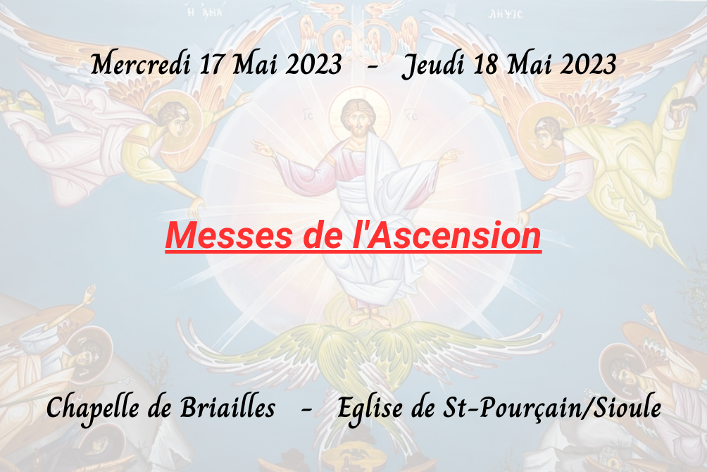 MESSES DE L'ASCENSION 2023