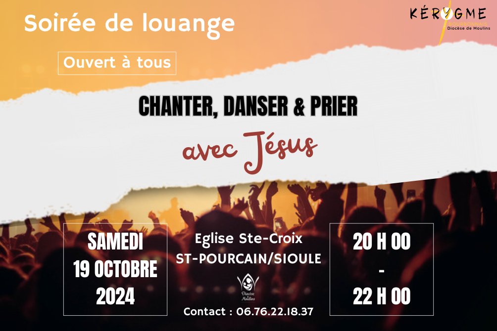 SOIREE DE LOUANGE - CHANTER, DANSER & PRIER avec JESUS !