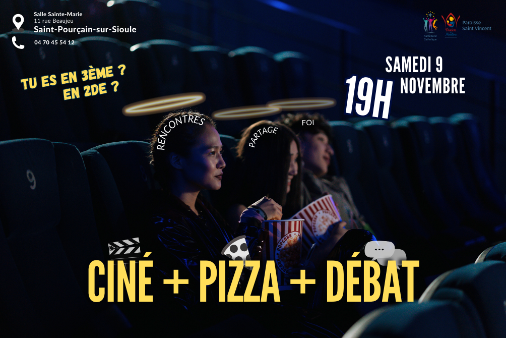 CINE - PIZZA - DEBAT - 3ème + Lycée