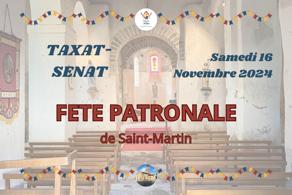 TAXAT-SENAT - FETE PATRONALE - SAMEDI 16 NOVEMBRE 2024