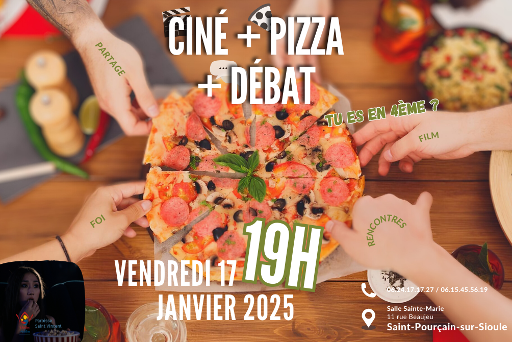 CINE-PIZZA-DEBAT - 4ème - 17 JANVIER 2025