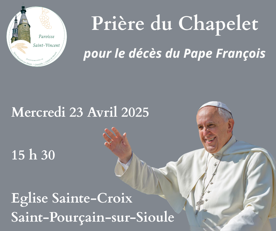 Chapelet - décès du Pape François