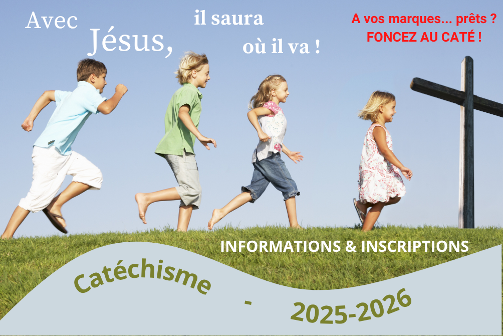 INSCRIPTIONS AU CATÉCHISME - 2025-2026