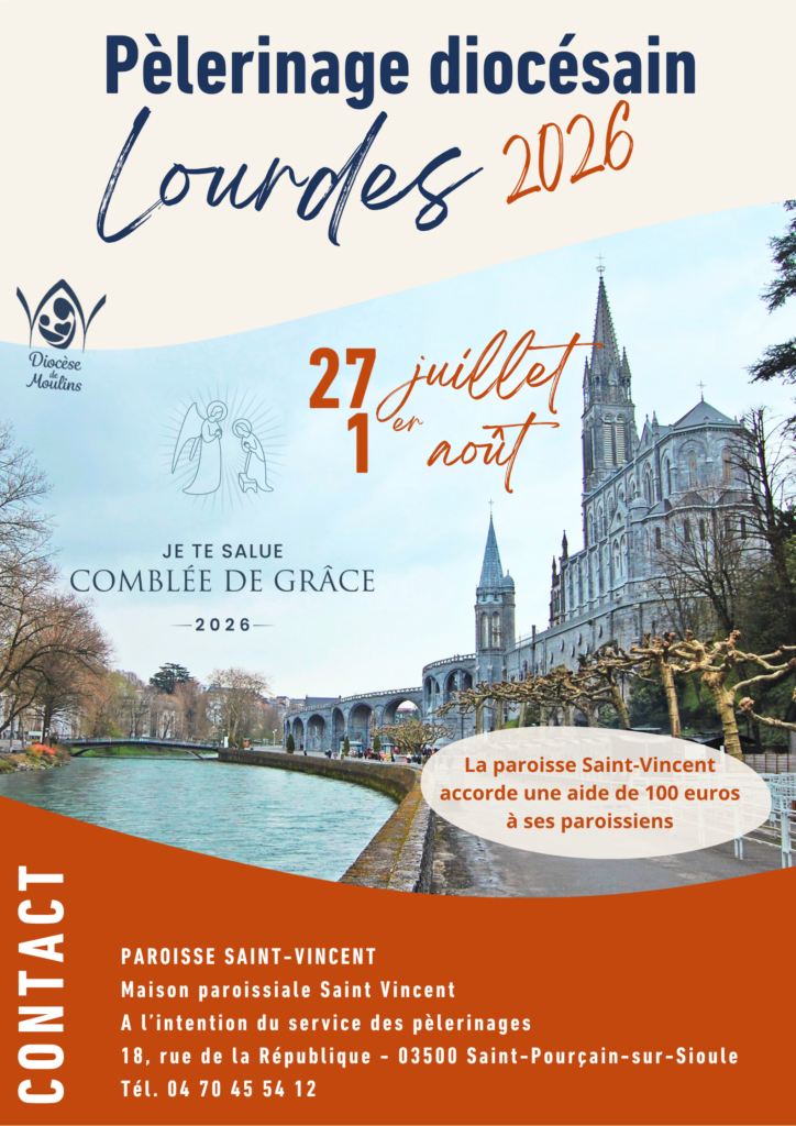 Affiche - Pèlerinage Lourdes été 2026