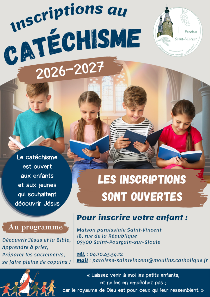 Affiche - Catéchisme - 2026-2027