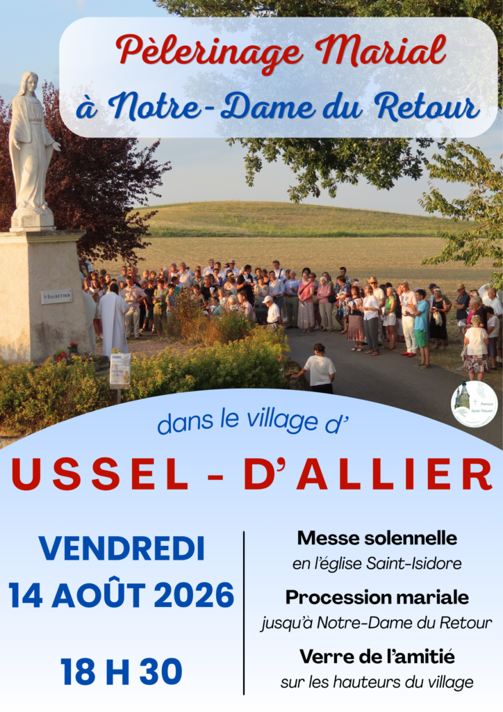 Affiche - Pèlerinage marial à Notre-Dame du Retour 2026