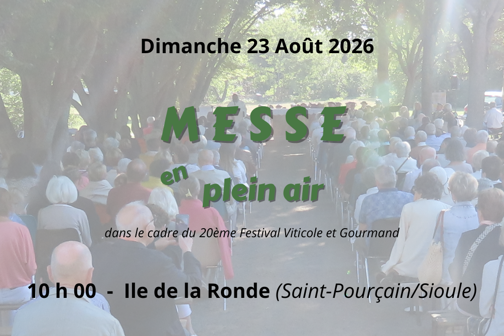 MESSE EN PLEIN AIR - ILE DE LA RONDE - DIMANCHE 23 AOUT 2026