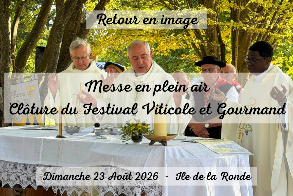 RETOUR EN IMAGE - MESSE EN PLEIN AIR A L'ILE DE LA RONDE